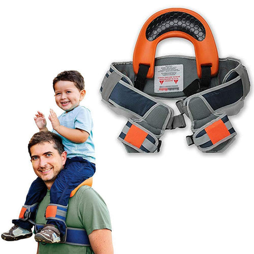 Hands-Free Shoulder Carrier Seat Nylon Child Strap Rider Travel - Shoulder Carrier Baby Safest Kangaroo Wrap Sling Suspenders