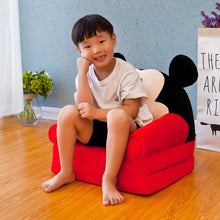 Load image into Gallery viewer, Hot Lovely Children Sofa Folding Cartoon Cute Lying Seat Baby Stool Kindergarten with Washable Cover Multicolor