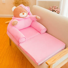 Load image into Gallery viewer, Hot Lovely Children Sofa Folding Cartoon Cute Lying Seat Baby Stool Kindergarten with Washable Cover Multicolor