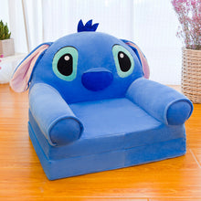 Load image into Gallery viewer, Hot Lovely Children Sofa Folding Cartoon Cute Lying Seat Baby Stool Kindergarten with Washable Cover Multicolor
