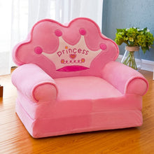 Load image into Gallery viewer, Hot Lovely Children Sofa Folding Cartoon Cute Lying Seat Baby Stool Kindergarten with Washable Cover Multicolor