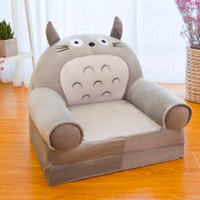 Load image into Gallery viewer, Hot Lovely Children Sofa Folding Cartoon Cute Lying Seat Baby Stool Kindergarten with Washable Cover Multicolor