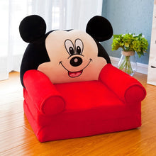 Load image into Gallery viewer, Hot Lovely Children Sofa Folding Cartoon Cute Lying Seat Baby Stool Kindergarten with Washable Cover Multicolor