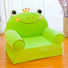 Load image into Gallery viewer, Hot Lovely Children Sofa Folding Cartoon Cute Lying Seat Baby Stool Kindergarten with Washable Cover Multicolor