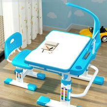 Load image into Gallery viewer, Multifunctional Kid Study Table Children Homework Desk  Ergonomic Student Adjustable Desk And Chair Combination Desktop 70*38cm