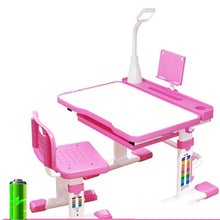 Load image into Gallery viewer, Multifunctional Kid Study Table Children Homework Desk  Ergonomic Student Adjustable Desk And Chair Combination Desktop 70*38cm